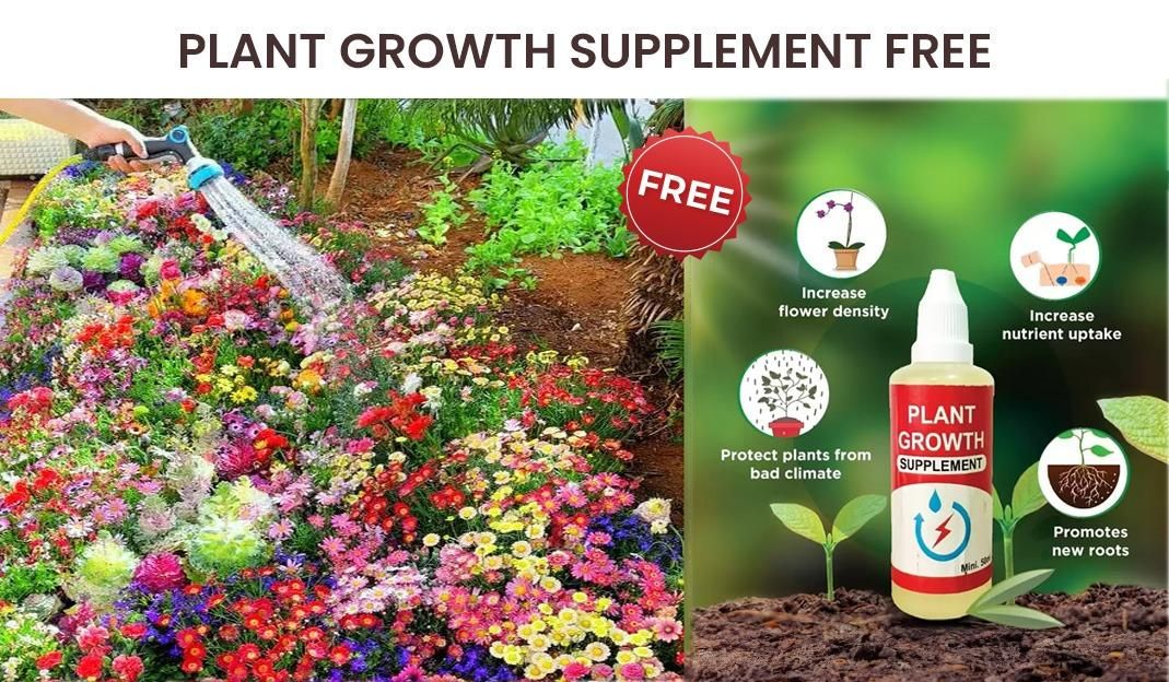 Buy 100 Flower Seed Varieties and Get a Free Growth Supplement