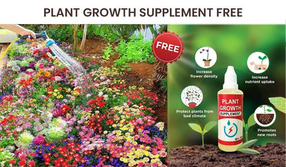 Buy 100 Flower Seed Varieties and Get a Free Growth Supplement