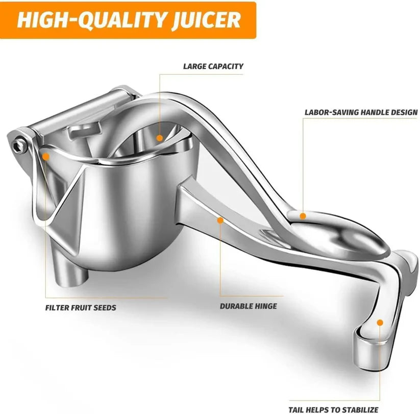 Manual Fruit Press Aluminum Squeezer/Juicer