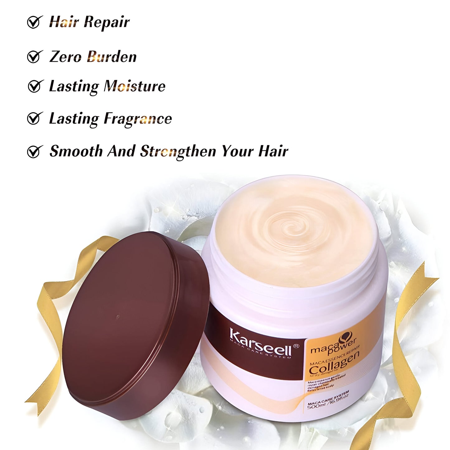 Karseell  Collagen  Hair  Mask  ( Buy 1 Get 1 free*)  2in a pack 100ml + 100ml